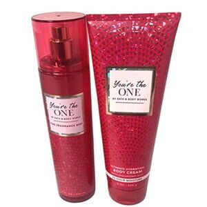 You're The One Bath & Body Fragrance Mist And Body Cream Gift Set NEW